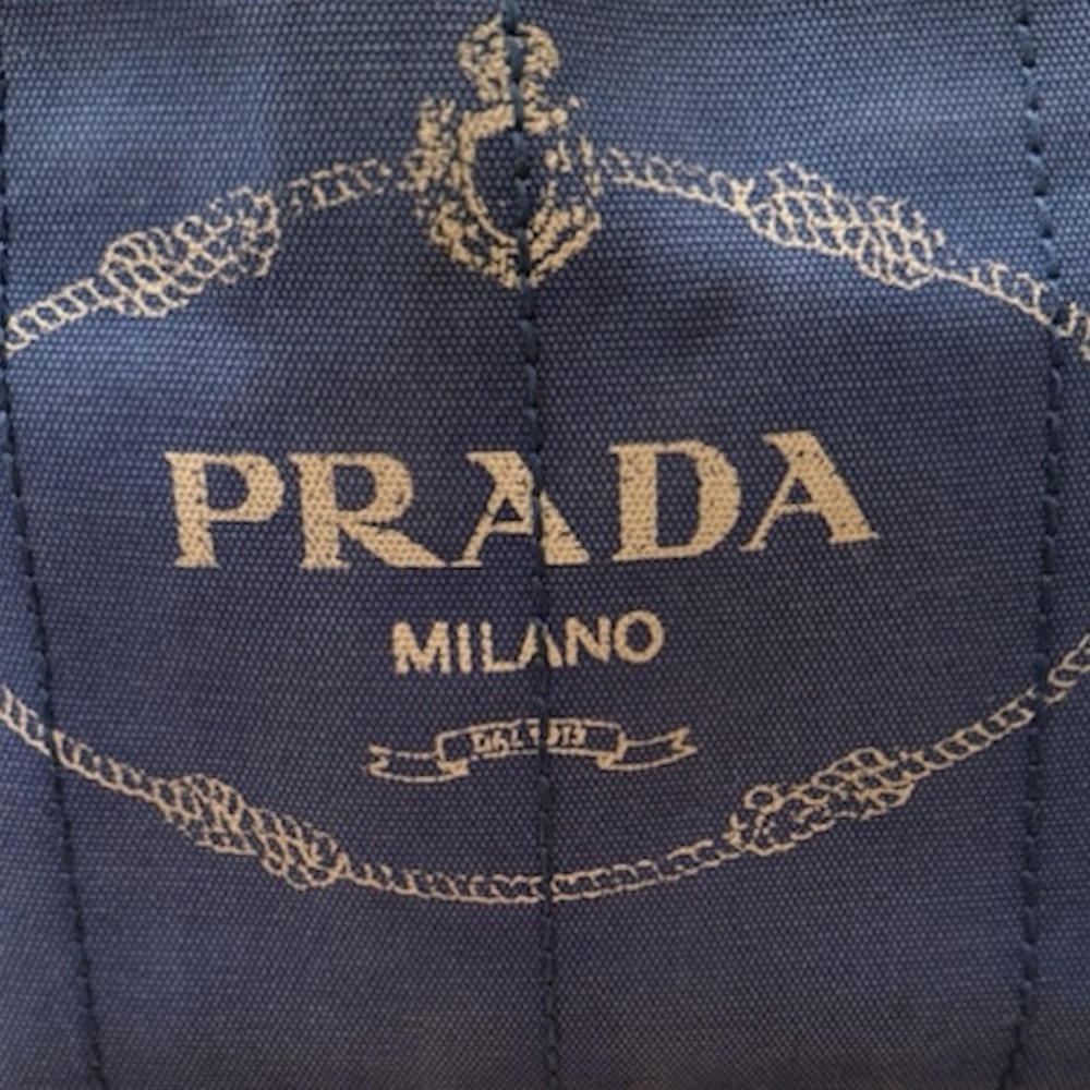 Prada denim blue small Canvas Tote